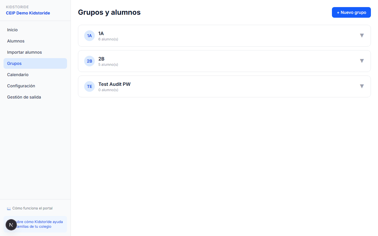 Grupos y clases